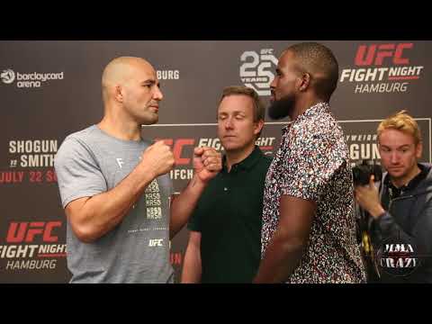 UFC Fight Night Hamburg Glover Teixeira vs. Corey Anderson Media Day face off