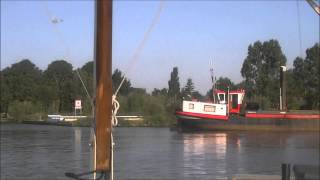 preview picture of video 'vom Sneekermeer nach Sneek, Urlaub auf dem Boot, Niederlande, Holland'