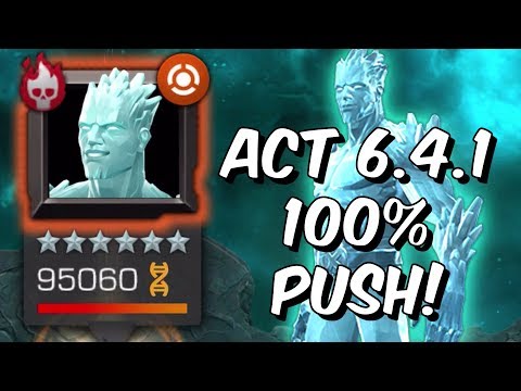 Act 6.4.1 100% - Iceman Boss Chapter Troubleshooting Star! - Marvel Contest of Champions