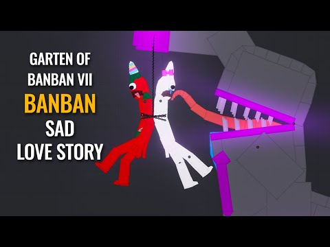 BANBAN and BANBALEENA Sad Love Story - Garten Of Banban 7 - People Playground