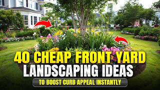 40 Cheap Front Yard Landscaping Ideas to Boost Curb Appeal Instantly