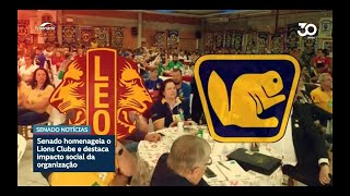 Sessão especial do Senado prestou homenagem ao Lions Clube