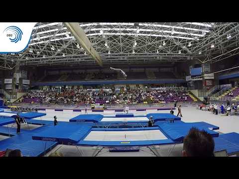 Hanna HARCHONAK (BLR) -  2016 Trampoline Europeans, silver medallist