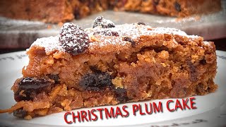 Christmas Plum Cake or Fruitcake (Vegan, Gluten Free)