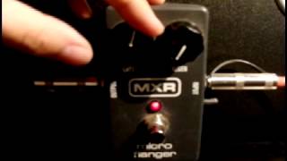 Video thumbnail for MXR Micro Flanger by Ariel Pozzo