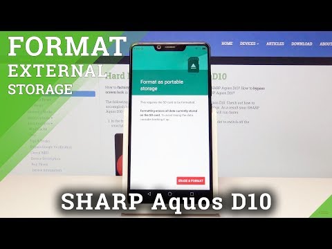 How to Format SD Card in SHARP D10 - Fix Memory Card