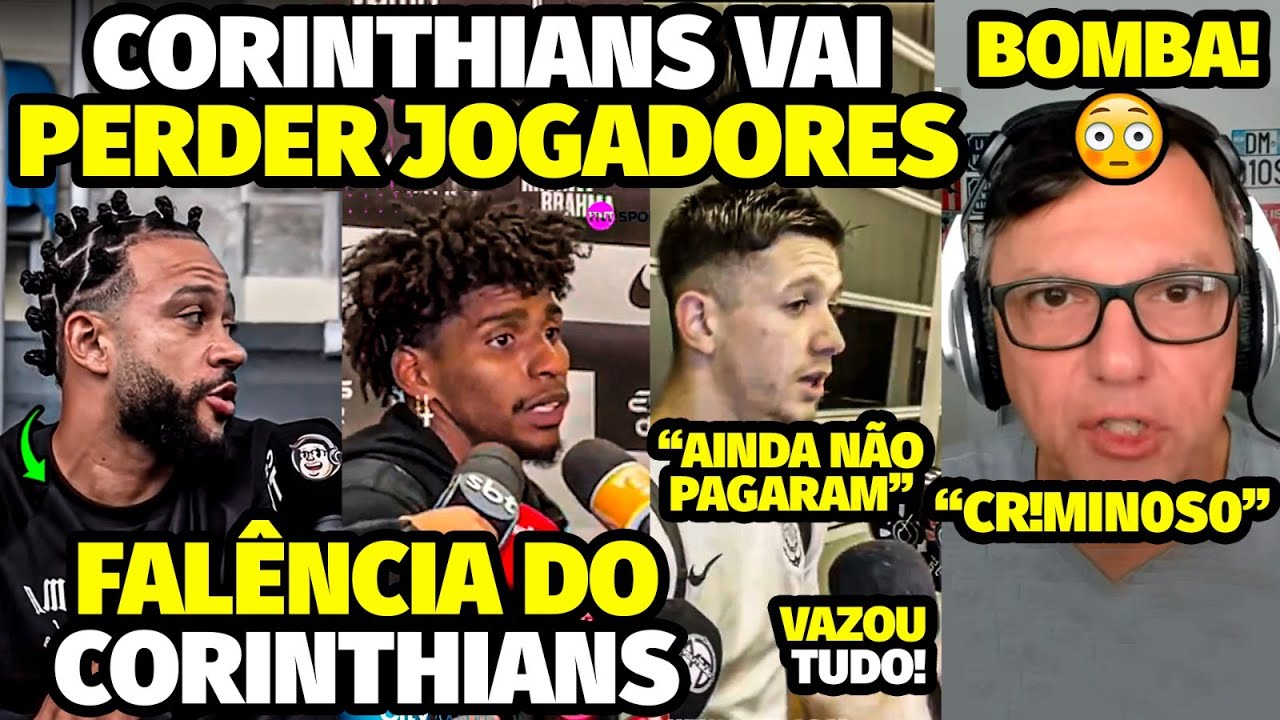 BOMBA! A ACUSAÇÃO FINANCEIRA CRlMlN0SA NO CORINTHIANS POR FALTA DE PAGAMENTO DE JOGADORES NA JUSTIÇA
