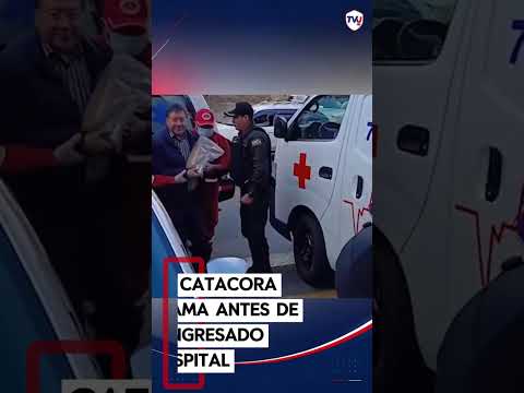 LUIS ARCE ES TRASLADADO DE SAN PEDRO AL HOSPITAL ARCO IRIS EN LA PAZ 🏥