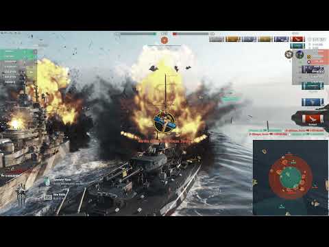 Schlieffen 342526 Damage Round in Ranked - World of Warships