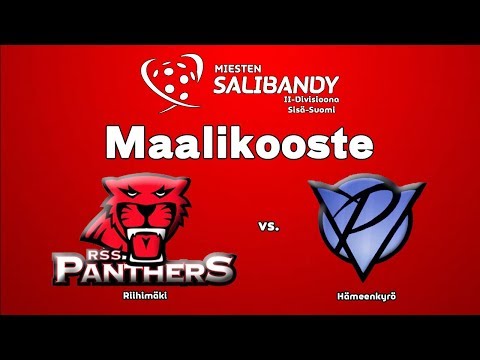 Maalikooste RSS Panthers vs  KyPo 17.11-18