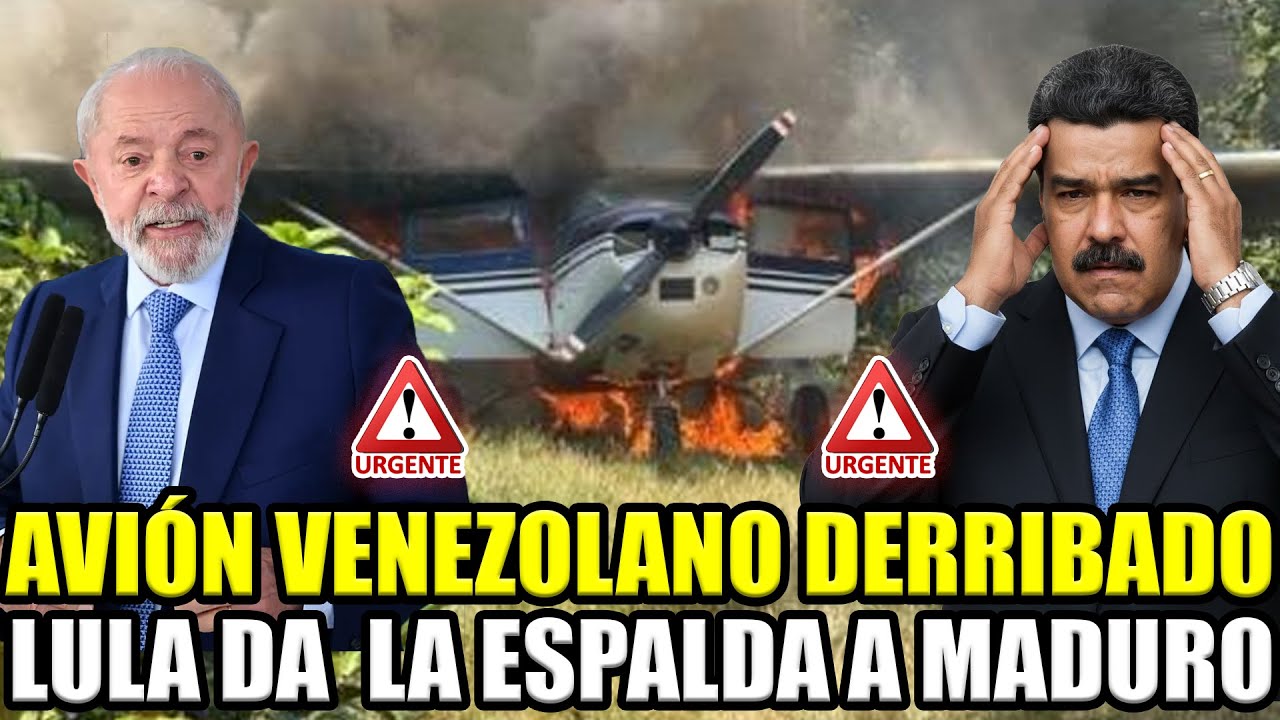 🚨URGENTE AVIÓN DE VENEZUELA DERRIBADO POR BRASIL ¡MADURO SE QUEDÓ SIN ALIADOS!
