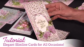 Elegant Slimline Cards for All Occasions!