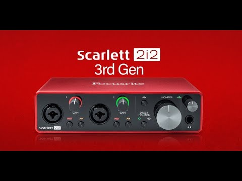 How to Set Up Focusrite Scarlett 2i2 3rd Gen For Mac and DAW