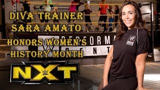 NXT Diva Trainer Sara Amato celebrates Women's History Month video