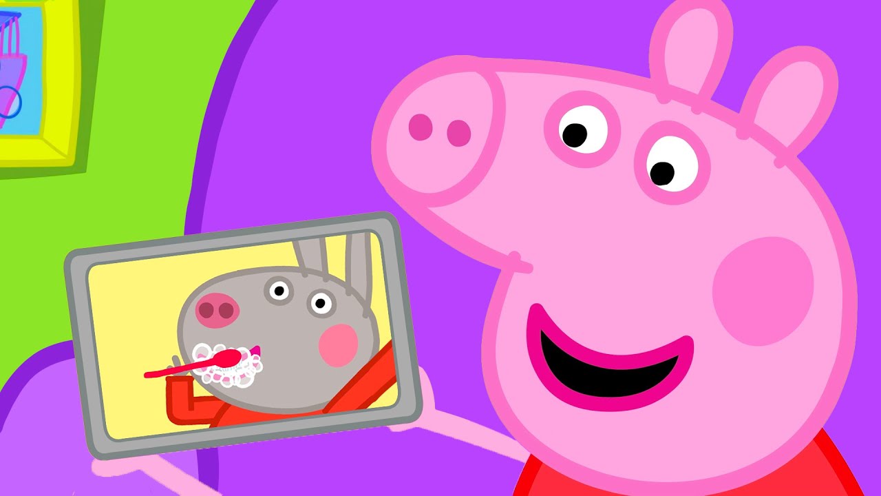 Peppa Pig faz uma Chamada de Vídeo 💻 Contos da Peppa Pig 🐽 Peppa Pig Português Brasil