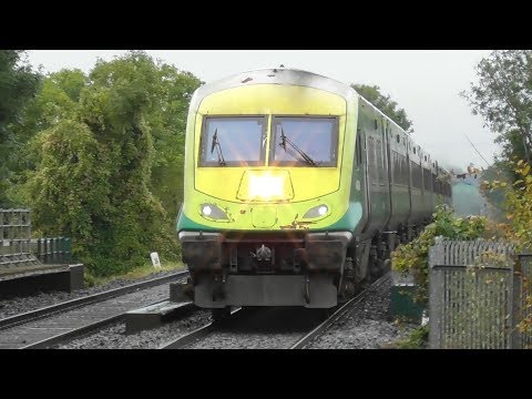 Irish Rail Mark 4 Intercity Train and 201 Class Loco - Monasterevin Station, Kildare
