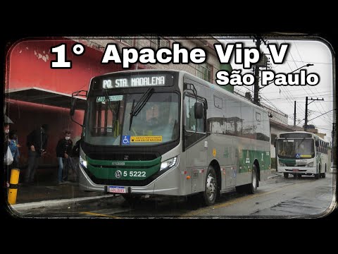 Primeiro Dia de Operação do 1° Apache Vip V de São Paulo. 5 5222 Move Buss - Eu Fui Conferir #32