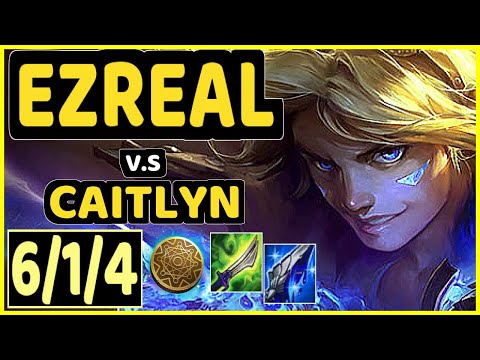 LUGER (EZREAL) vs CAITLYN - 6/1/4 KDA BOTTOM ADC CHALLENGER GAMEPLAY - EUW