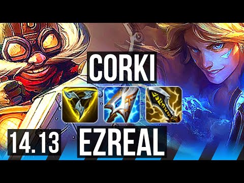 CORKI vs EZREAL (MID) | Rank 1 Corki, Rank 6, 7/3/8 | NA Challenger | 14.13