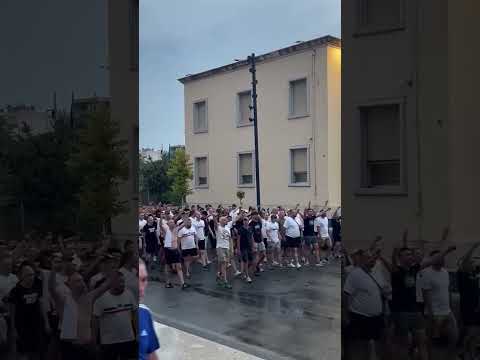 Hajduk Split Fans in Tirana