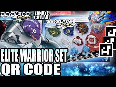 QR CODES DRACIEL ELITE WARRIOR SET + COLLAB C/ ZANKYE! BEYBLADE BURST APP QR CODES Video