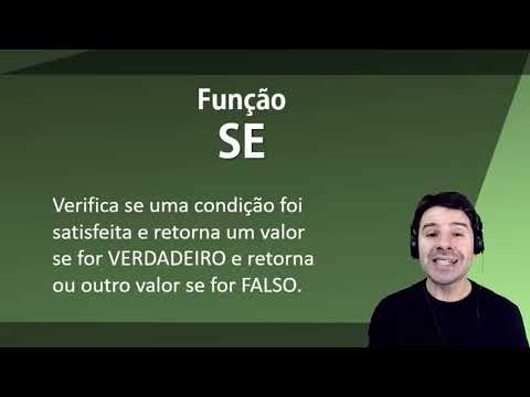 Função SE no Excel