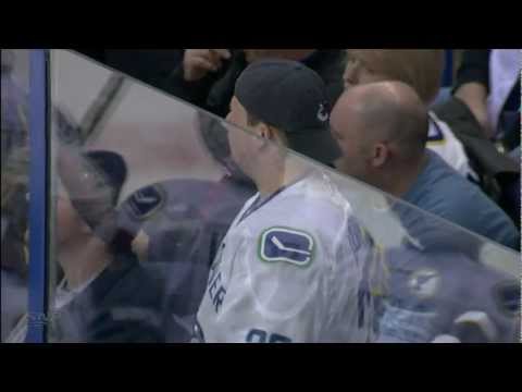 Canucks at Blues - Alex Burrows 1-0 Goal - 11.04.11 - HD