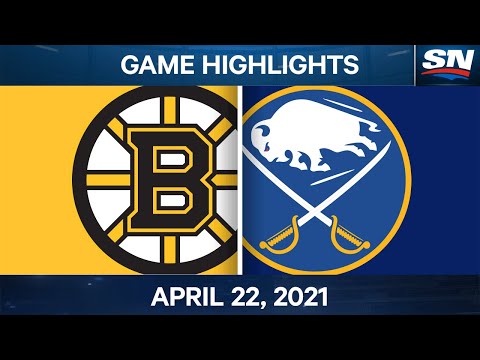 NHL Game Highlights | Bruins vs. Sabres – Apr. 22, 2021