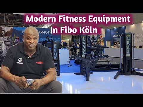 Modern Fitness Equipment in Fibo Köln with Ronnie Coleman @RonnieColeman8