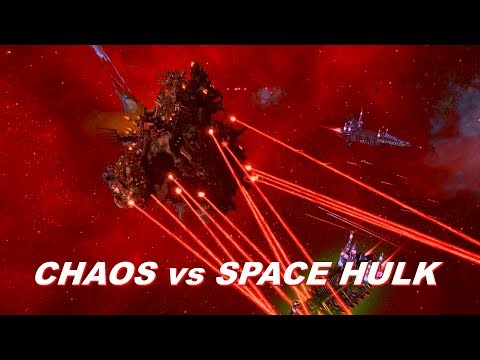 Chaos vs Space Hulk! Tzeentch Fleet, Rank 140, Heroic Difficulty, 1500 - Battlefleet Gothic Armada