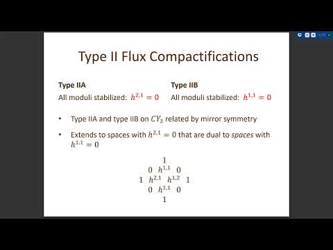 Timm Wrase - Type IIB flux compactifications with h^(1,1)=0
