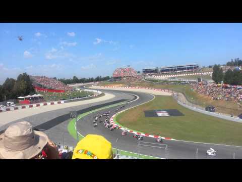 Départ moto 3 Barcelone 2013
