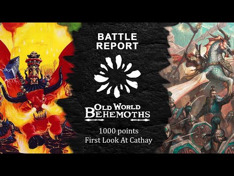 Cathay vs Renegade Chaos Dwarves 1k TTS Battle Report - A first run at the new book!