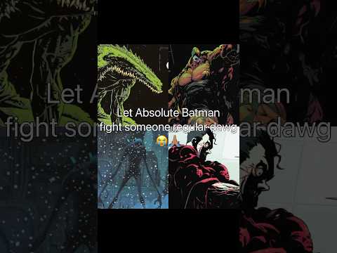 Absolute Batman fighting kaijus #batman #dc