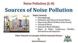 Noise Pollution L-8: Sources of Noise Pollution | Environmental Science | UGC NET