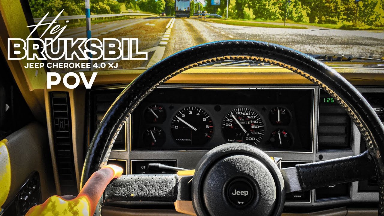 4" lifted Jeep Cherokee XJ Limited 4.0 1991 POV Drive 60FPS