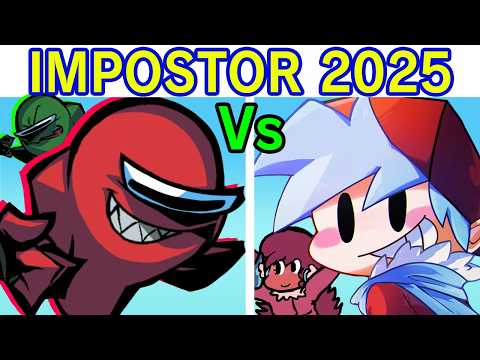 Friday Night Funkin' VS Impostor 2025 FULL WEEK + Cutscenes (FNF Mod) (Among Us Secret)