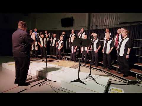 The Spirit of St. Louis Chous singing ‘The Lion Sleeps Tonight’ at the Spring Show 2025 in De Soto, MO.