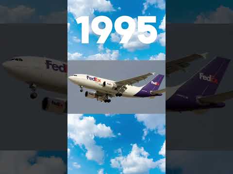 FedEx Throughout The Years 🇺🇸 #fedex #aviation #avgeek #cargoaircraft