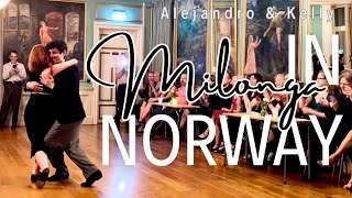 La Mulateada Alejandro Beron & Kelly Lettieri dance Milonga in Lillehammer HøstTango 2024 Weekend