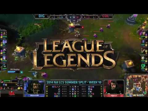 ♠ SEASON 4 ♠ || Dignitas vs compLexity NA LCS Summer split 2014 Week 10 Day 2  DIG vs COL W10D2 G4