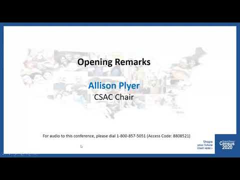 2020 Census Scientific Advisory Committee Fall Meeting (continuation)
