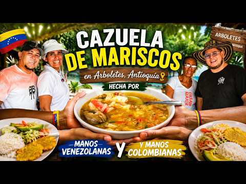🦐 Cazuela de Mariscos en Arboletes, Antioquia 🇨🇴 | El Sabor que Une Manos Venezolanas y Colombianas