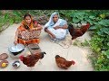 KHATTA MEETHA COUNTRY CHICKEN MASHALA Prepared By Grandmother In Village Style