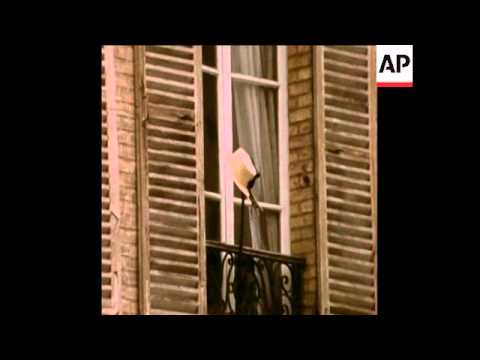 SYND 5-1-72 FUNERAL OF MAURICE CHEVALIER NEAR PARIS