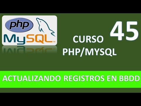 Curso PHP MySQL Presentación Vídeo 1