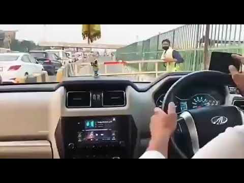 🔥VIP Entry On toll plaza | Scorpio with Police siren 🚖🚨🚨