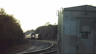 preview picture of video 'Amtrak Trains Silver Stars 92 Passes 91 On Siding'
