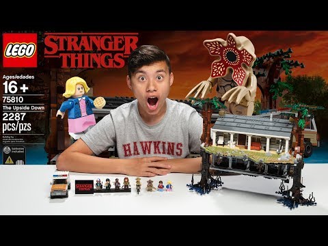 THE UPSIDE DOWN!!! LEGO Stranger Things - Set 75810 Time-lapse Build & Review!