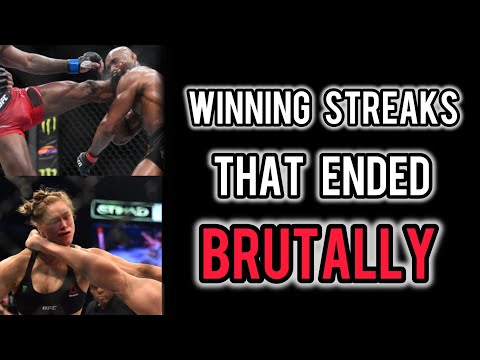 8 UFC Undefeated Streaks That Ended BRUTALLY 